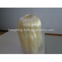 100 base de seda completa remy virgem dos toupees do cabelo das mulheres do cabelo humano